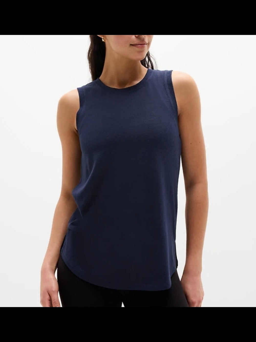 Athleta Navy Tank Top Duo- Medium - Picture 2 of 8